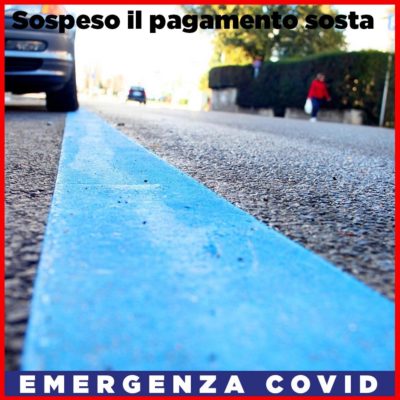 SOSPESO IL PARCHEGGIO A PAGAMENTO